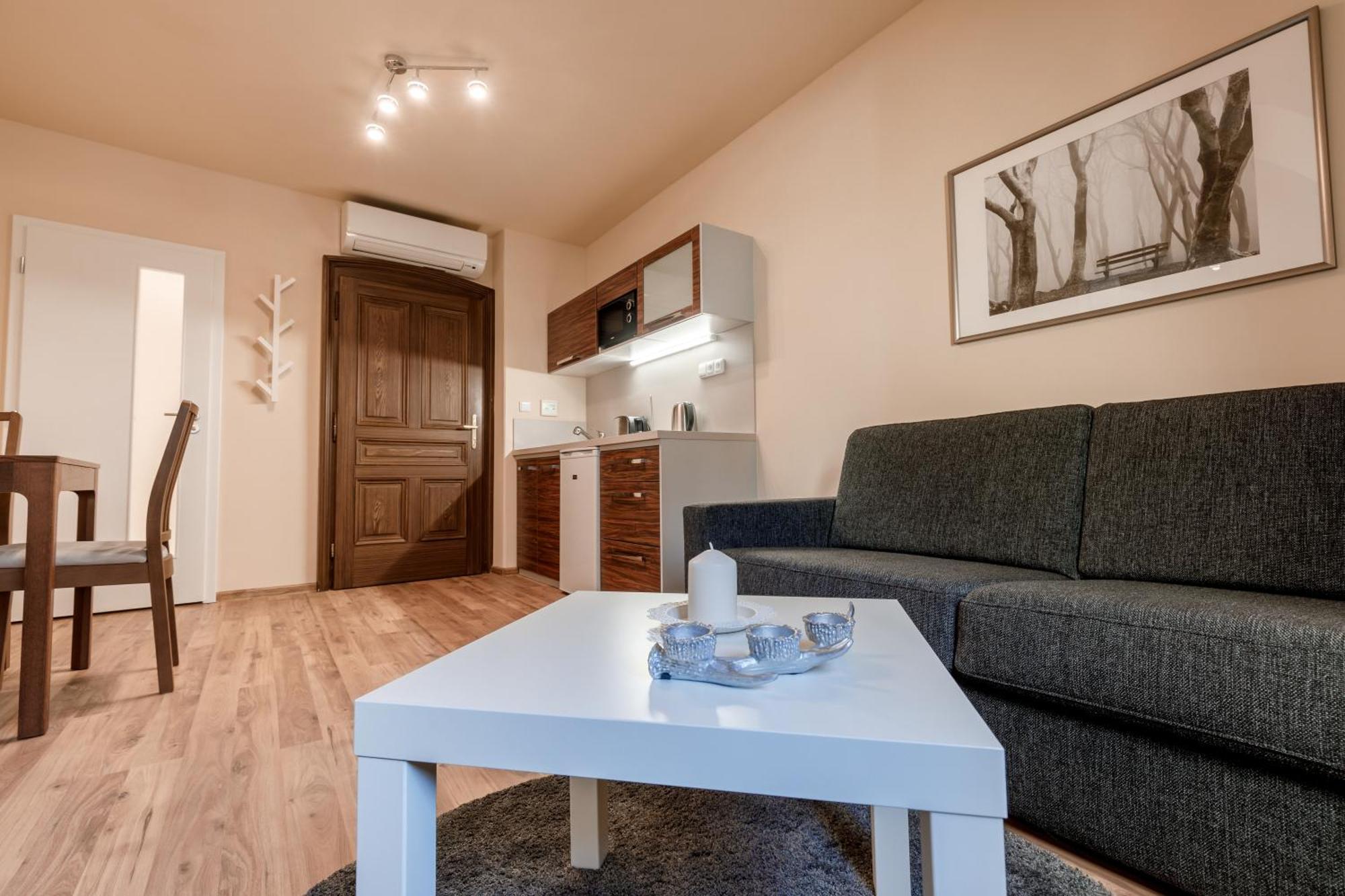 Apartments Menuet Karlsbad Rum bild