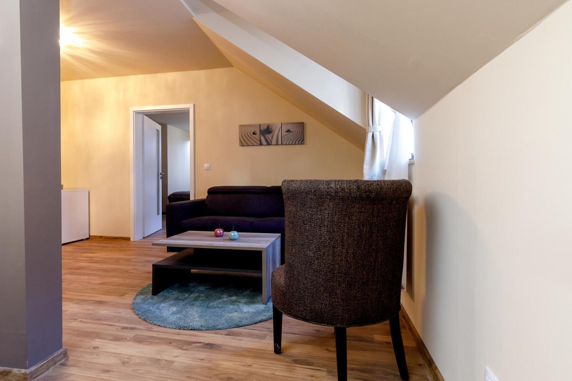 Apartments Menuet Karlsbad Rum bild